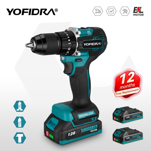 13mm brushless hammer drill - brushless,